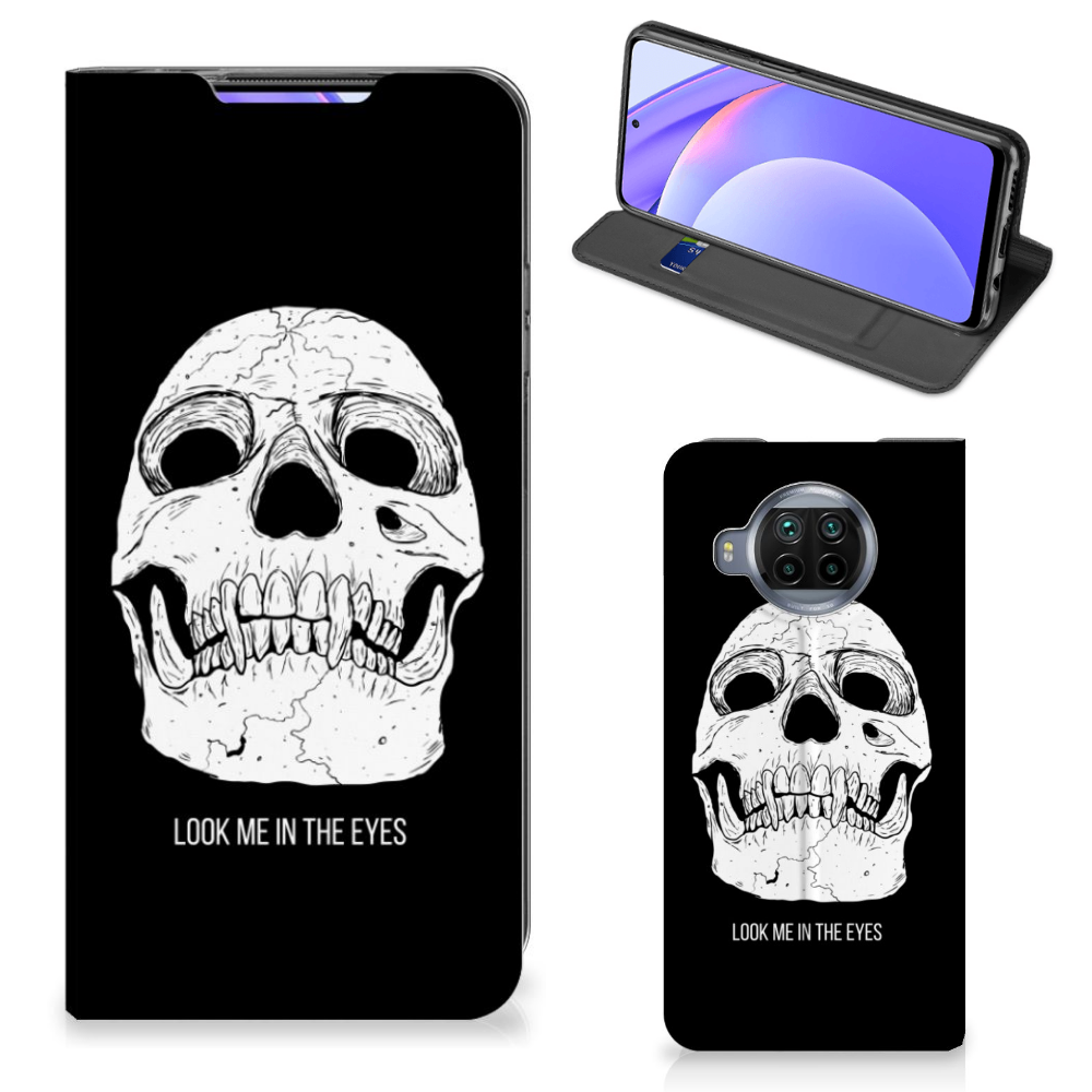 Mobiel BookCase Xiaomi Mi 10T Lite Skull Eyes - B2C Telecom