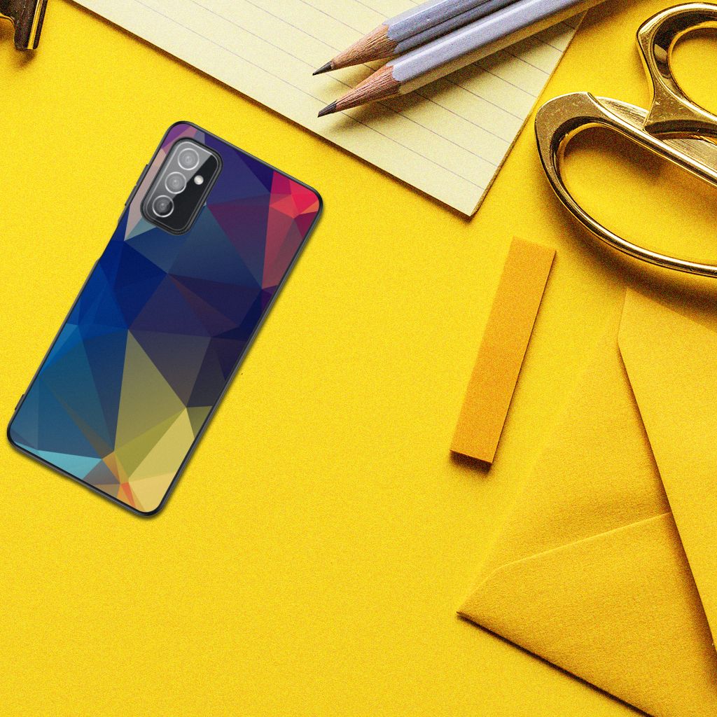 Samsung Galaxy M52 Backcover Polygon Dark B2C Telecom