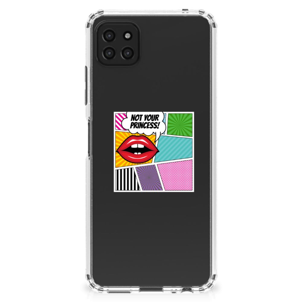 Samsung Galaxy A22 5G Anti Shock Bumper Case Popart Princess B2C Telecom