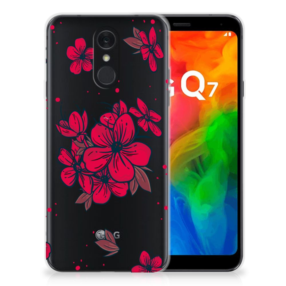 LG Q7 TPU Case Blossom Red