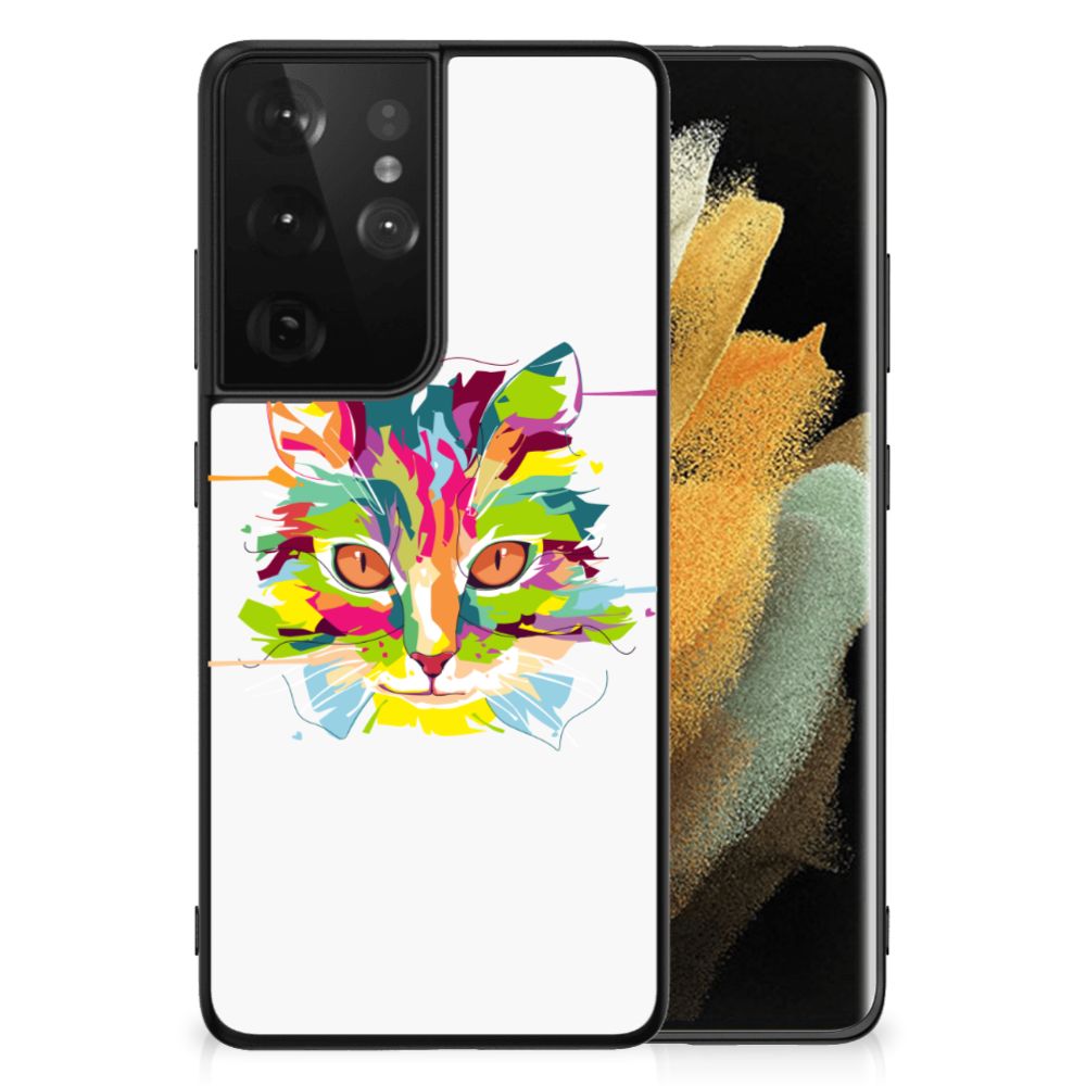 Samsung Galaxy S21 Ultra Hoesje Cat Color B2C Telecom