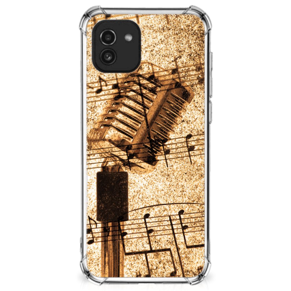 Samsung Galaxy A03 Anti-shock Hoesje met foto Bladmuziek B2C Telecom