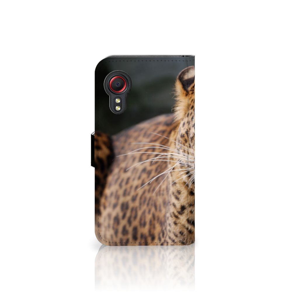 Samsung Galaxy Xcover 5 Telefoonhoesje met Pasjes Luipaard