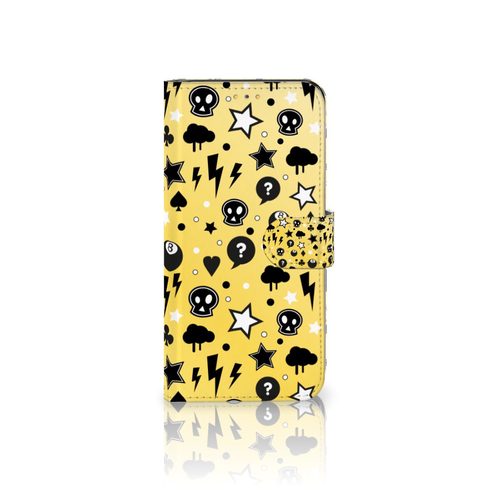 Telefoonhoesje met Naam Samsung Galaxy M21 | M30s Punk Geel