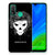 Silicone Back Case Huawei P Smart 2020 Skull Hair