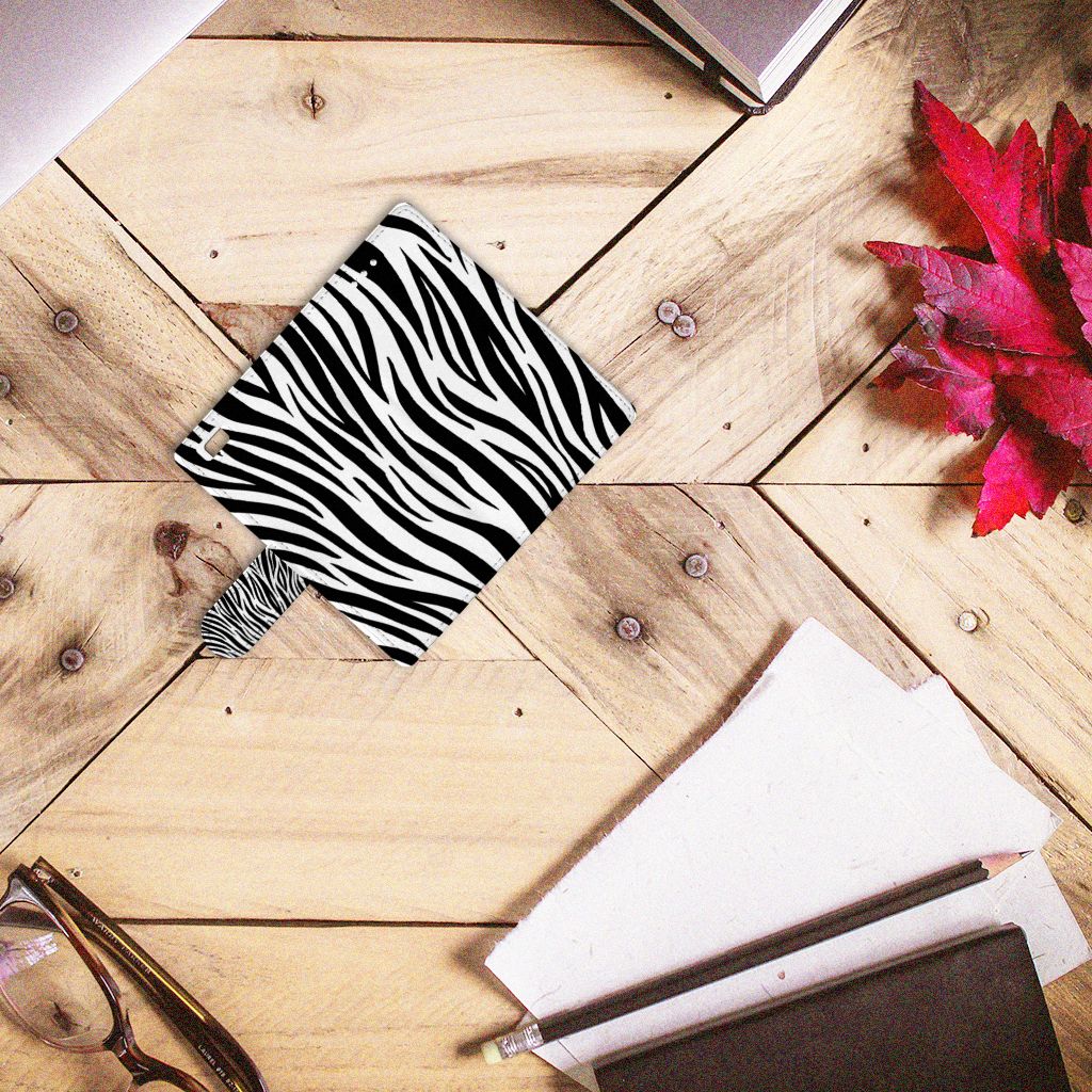 Huawei Ascend P8 Lite Telefoonhoesje met Pasjes Zebra