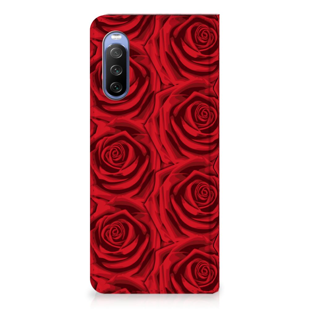 Sony Xperia 10 III Smart Cover Red Roses - B2C Telecom