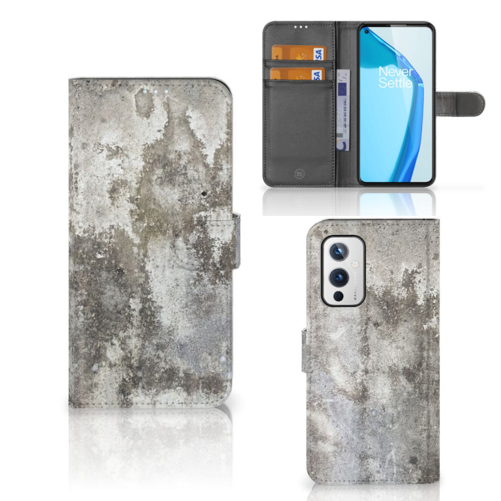 OnePlus 9 Bookcase Beton Print