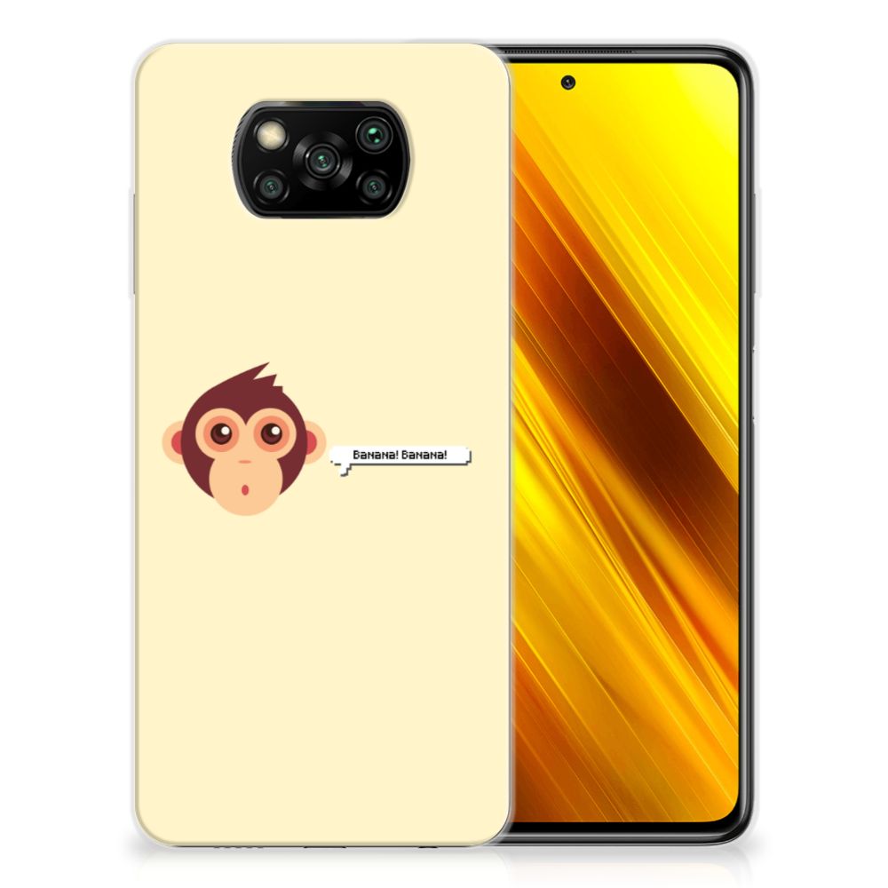 Xiaomi Poco X3 | Poco X3 Pro Telefoonhoesje met Naam Monkey B2C Telecom