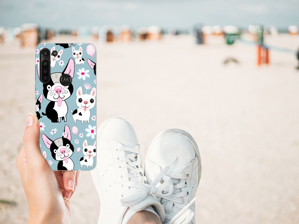 Motorola Moto G8 Power TPU Hoesje Hondjes B2C Telecom