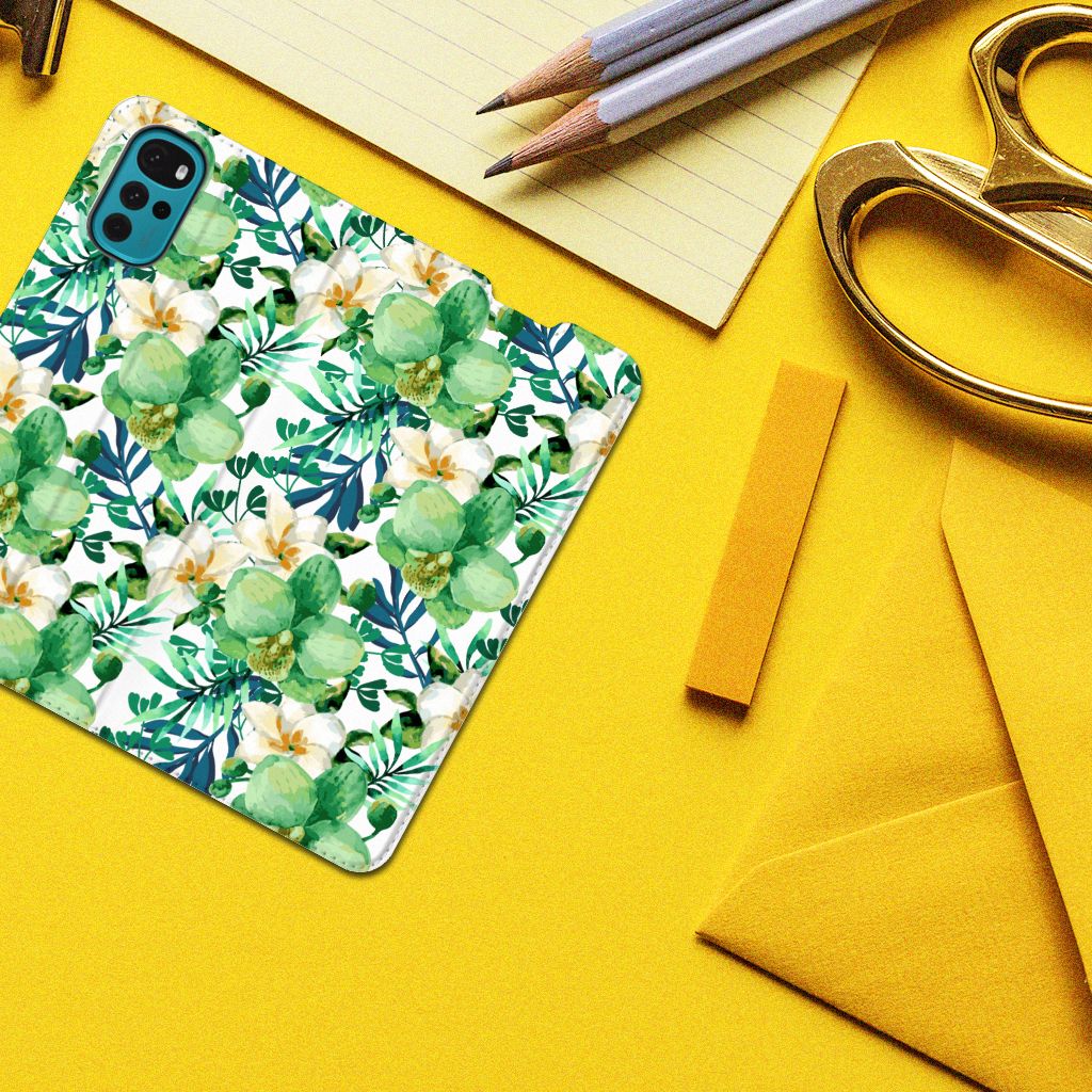 Motorola Moto G22 Smart Cover Orchidee Groen - B2C Telecom