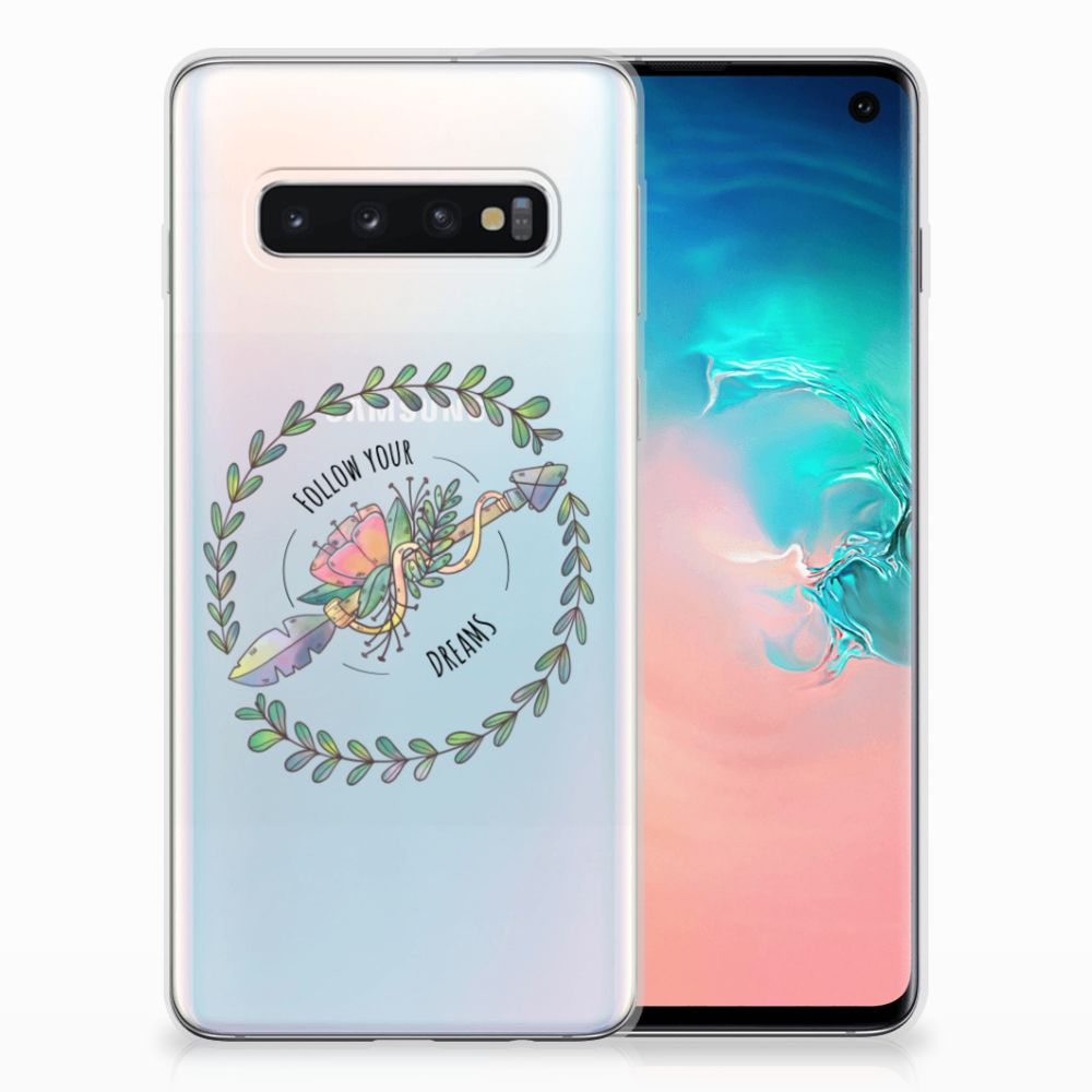 Samsung Galaxy S10 Telefoonhoesje met Naam Boho Dreams
