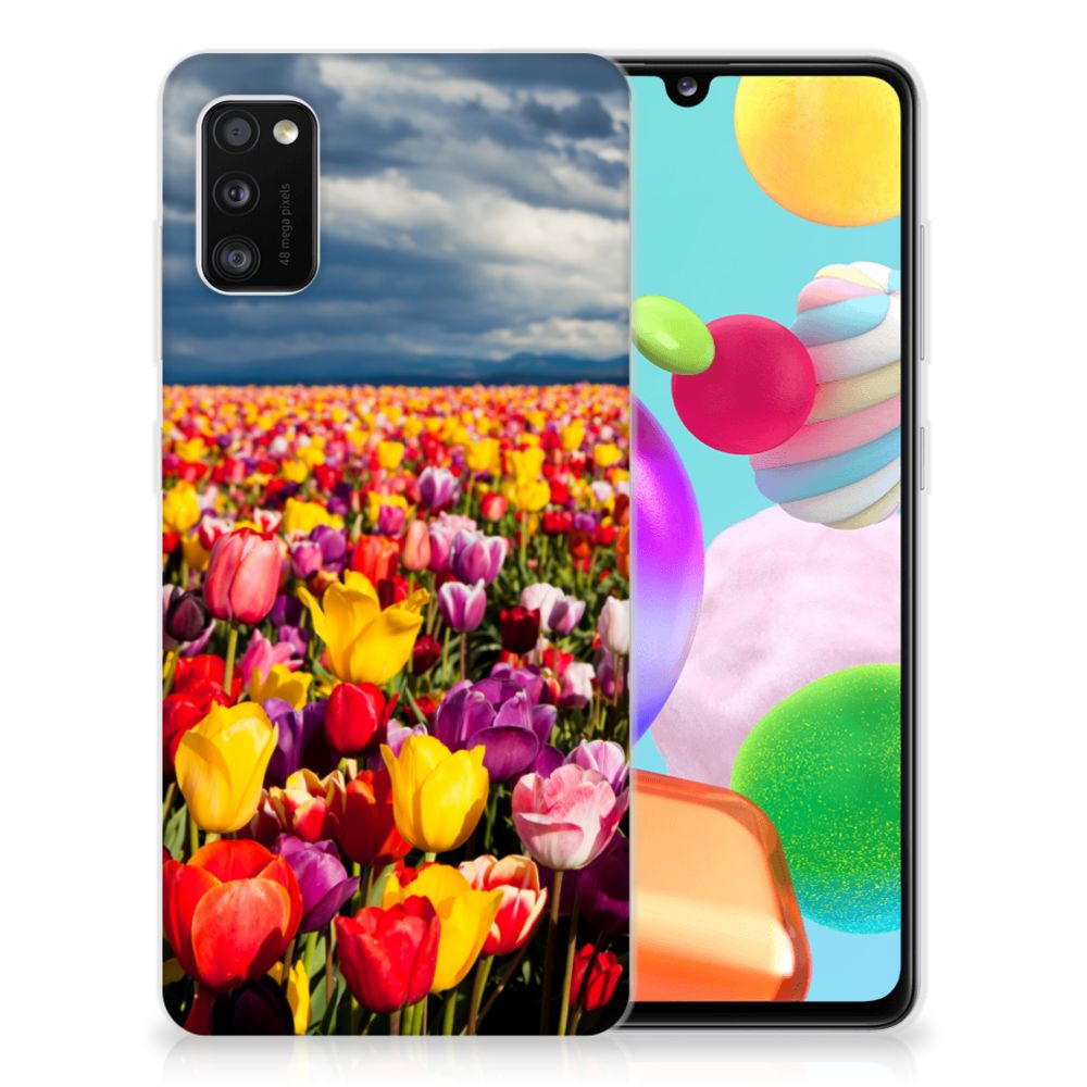 Samsung Galaxy A41 TPU Case Tulpen