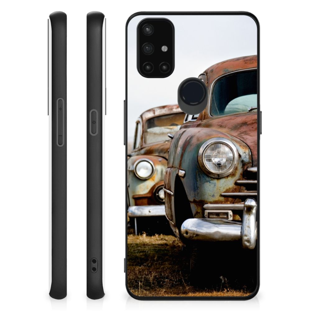 OnePlus Nord N10 5G Silicone Back Case Vintage Auto