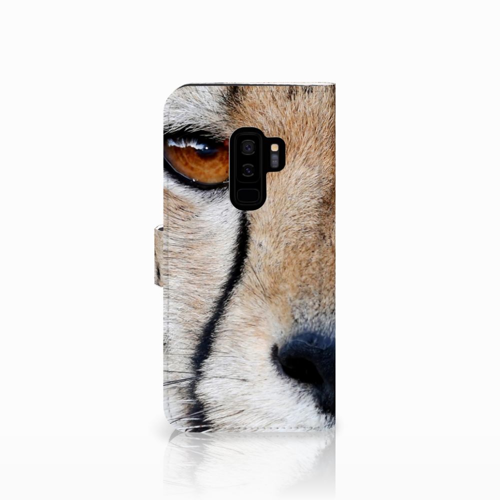 Samsung Galaxy S9 Plus Telefoonhoesje met Pasjes Cheetah