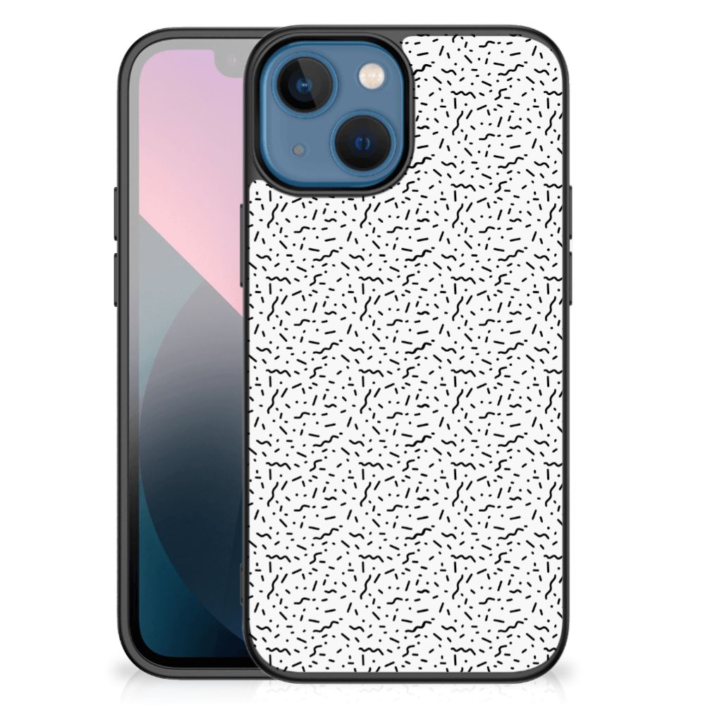 Apple iPhone 13 mini Back Case Stripes Dots