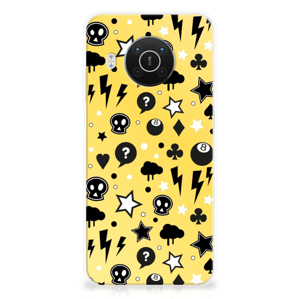 Silicone Back Case Nokia X10 | X20 Punk Geel B2C Telecom