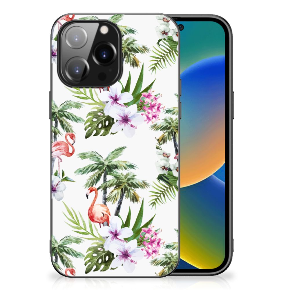 iPhone 14 Pro Max Dierenprint Telefoonhoesje Flamingo Palms B2C Telecom