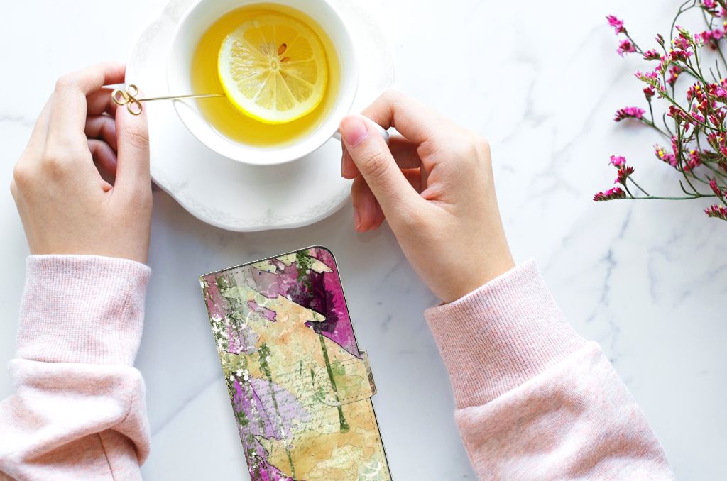 Hoesje Motorola Moto G22 Letter Painting