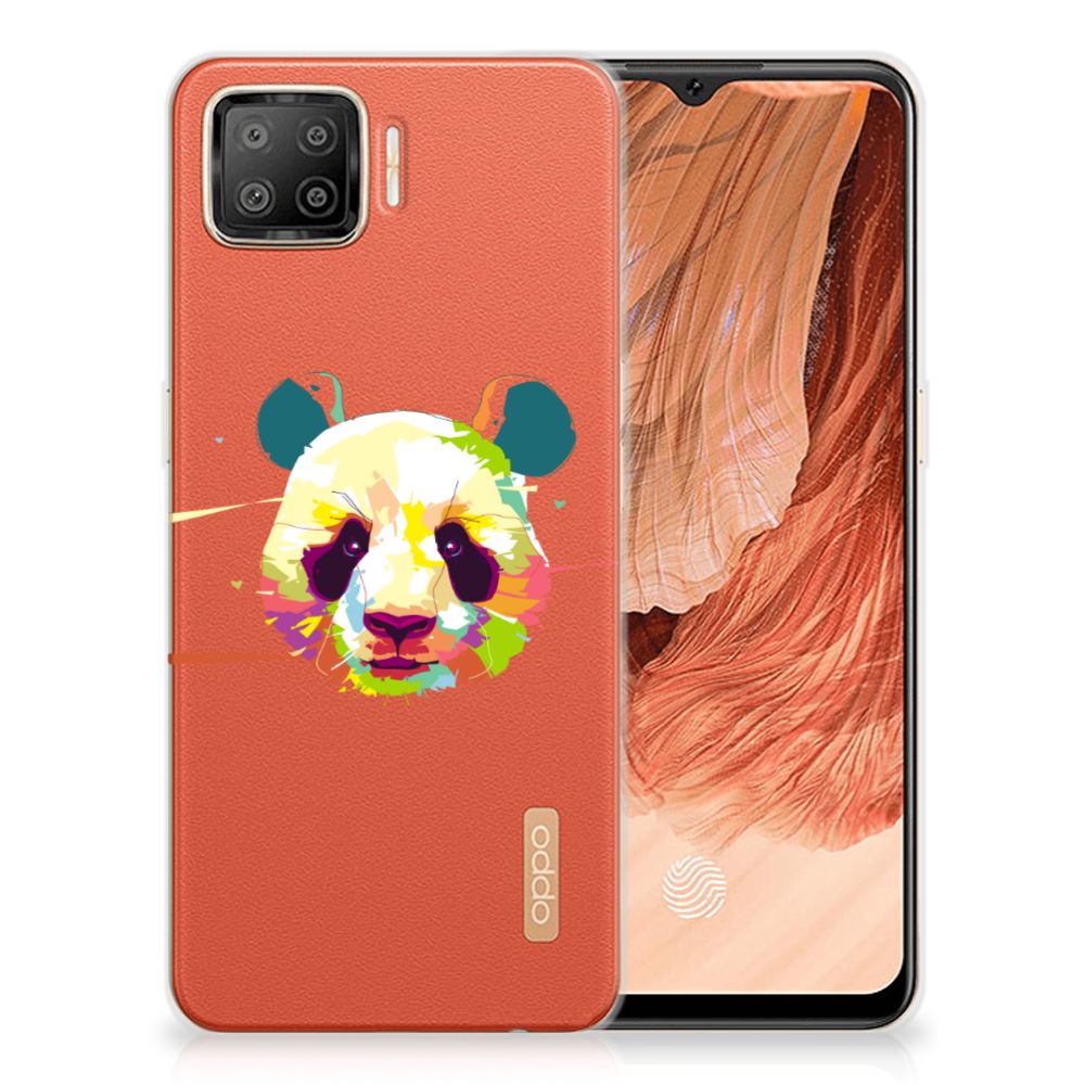 OPPO A73 4G Telefoonhoesje met Naam Panda Color B2C Telecom