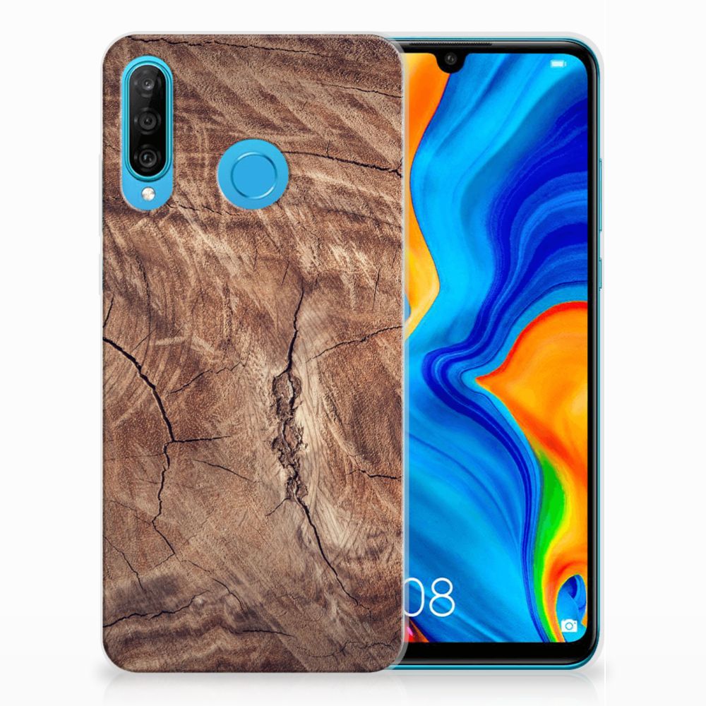 Huawei P30 Lite Bumper Hoesje Tree Trunk