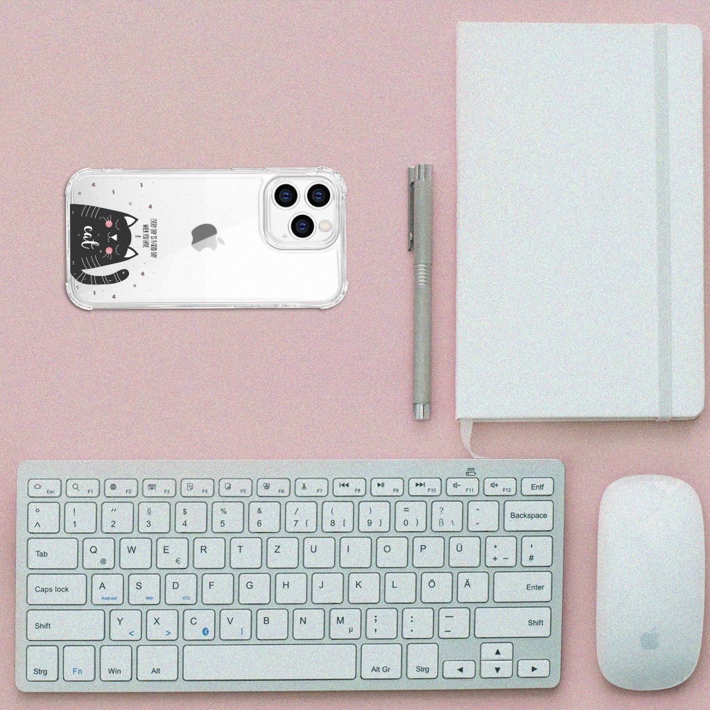 iPhone 14 Pro Stevig Bumper Hoesje Cat Good Day B2C Telecom