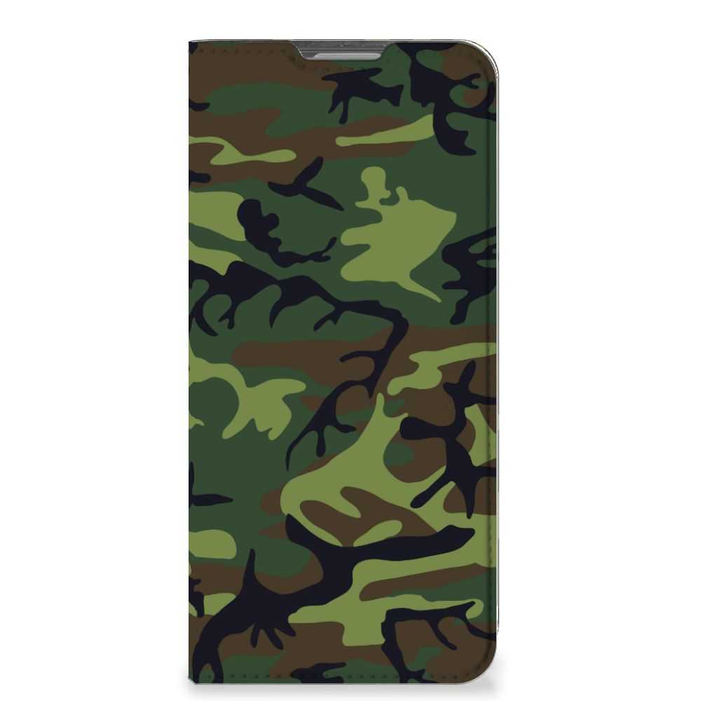 OPPO Reno8 Lite Hoesje met Magneet Army Dark - B2C Telecom