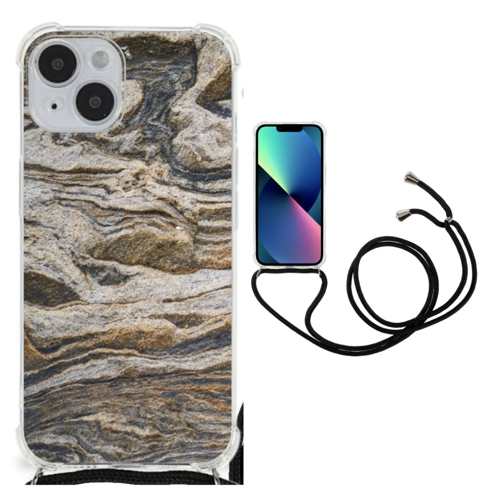 iPhone 14 Anti-Shock Hoesje Steen