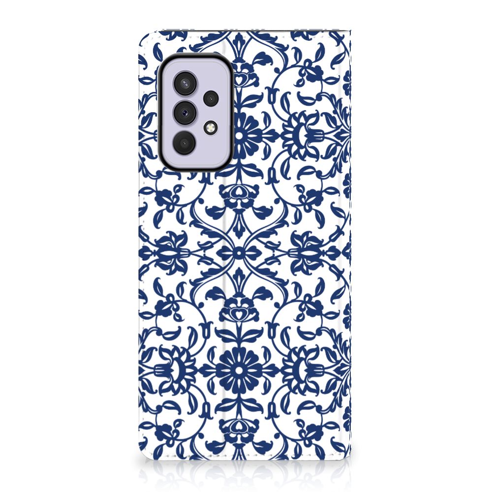 Samsung Galaxy A33 5G Smart Cover Flower Blue - B2C Telecom