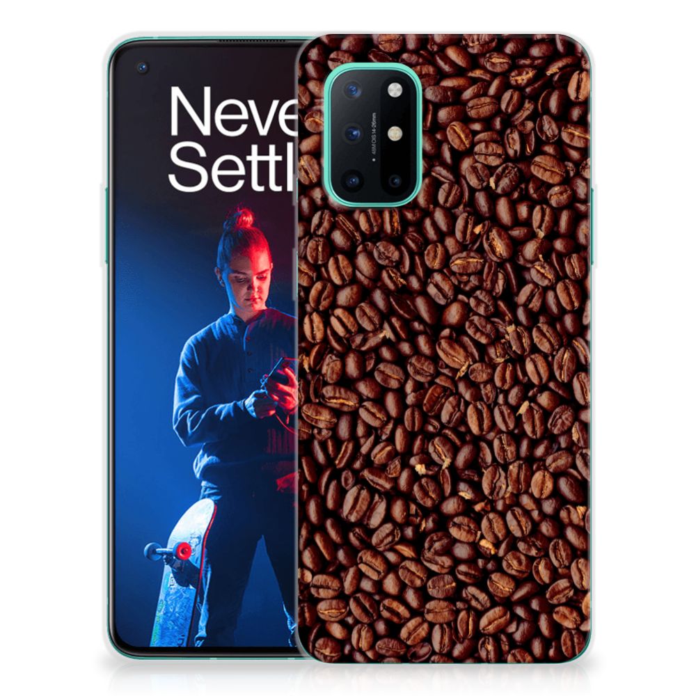 OnePlus 8T Siliconen Case Koffiebonen