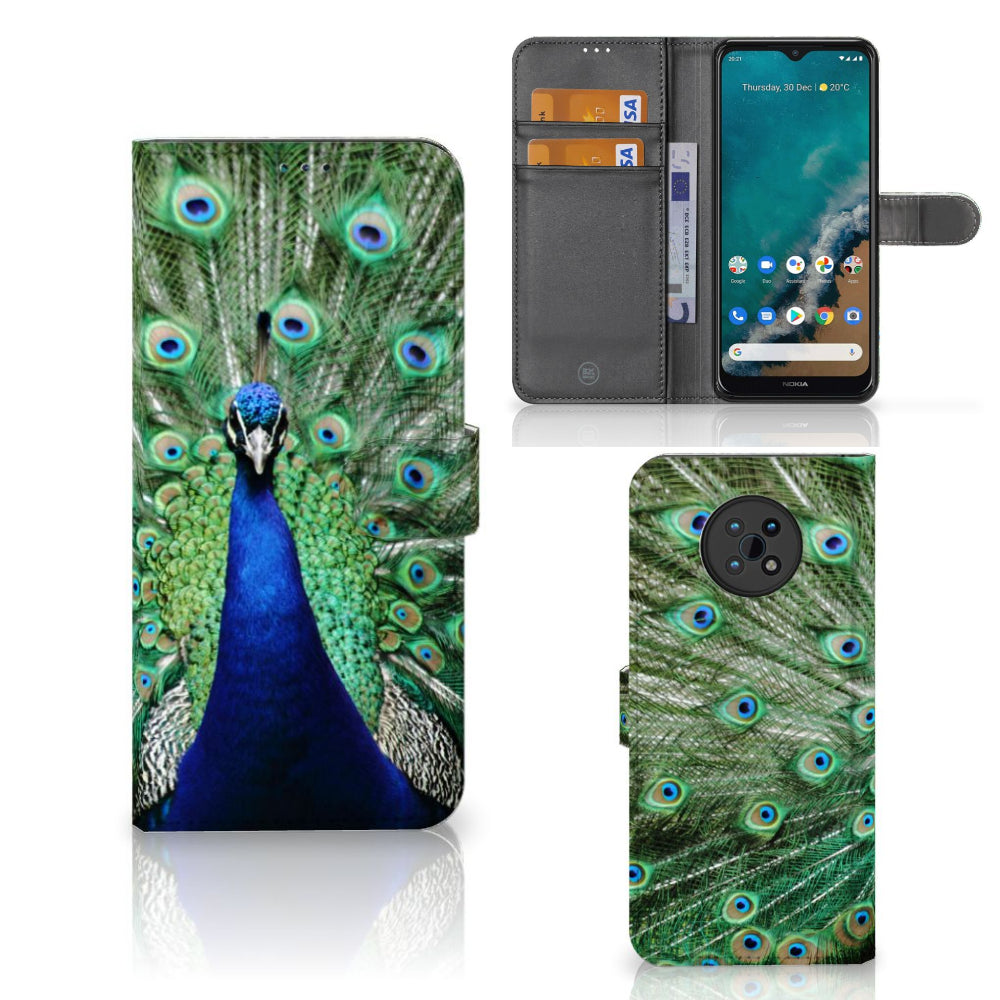 Nokia G50 Telefoonhoesje met Pasjes Pauw