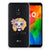 Silicone Back Case LG Q7 Boho Skull