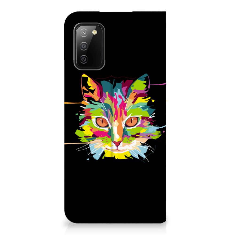 Samsung Galaxy M02s | A02s Magnet Case Cat Color