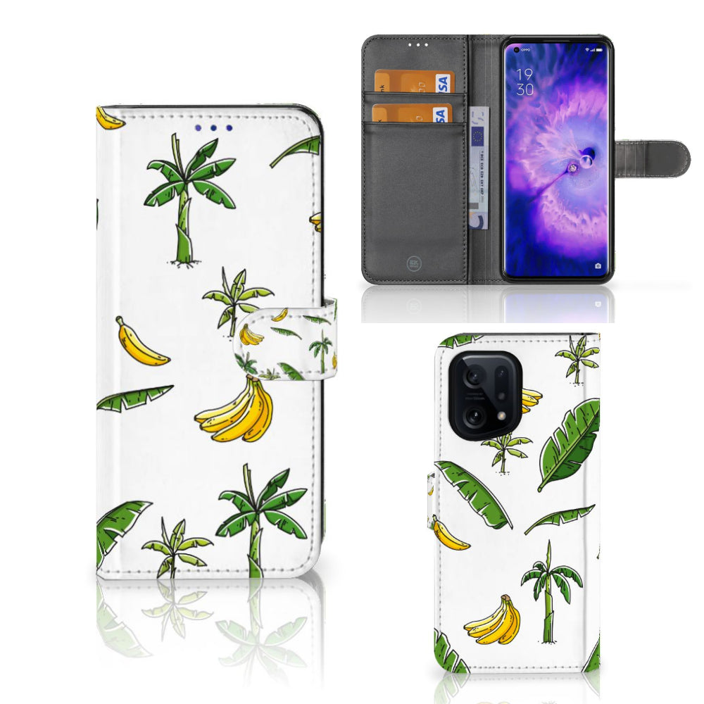OPPO Find X5 Hoesje Banana Tree