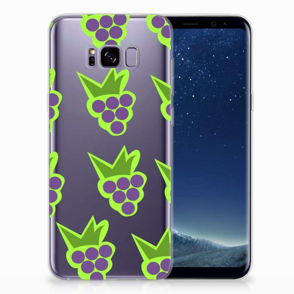 Samsung Galaxy S8 Plus Siliconen Case Druiven