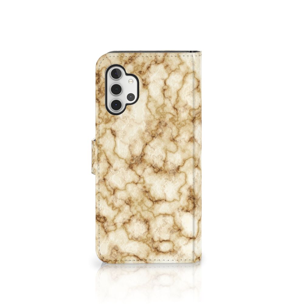 Samsung Galaxy A32 5G Bookcase Marmer Goud