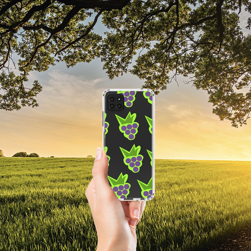 Samsung Galaxy A22 5G Beschermhoes Druiven B2C Telecom