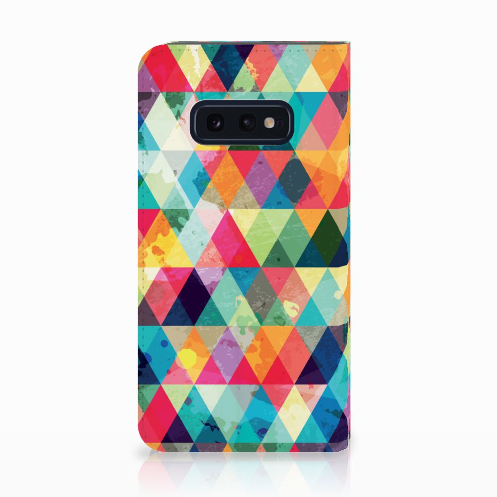 Samsung Galaxy S10e Hoesje met Magneet Geruit