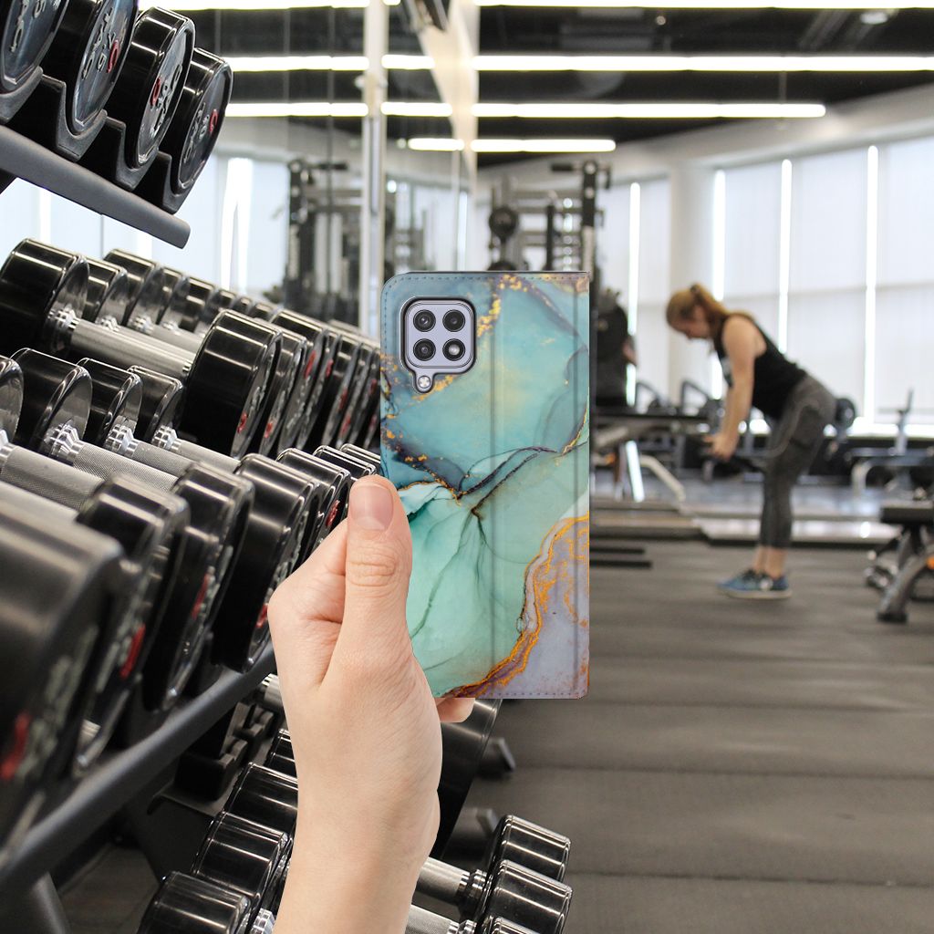 Bookcase voor Samsung Galaxy A22 4G | M22 Watercolor Mix - B2C Telecom