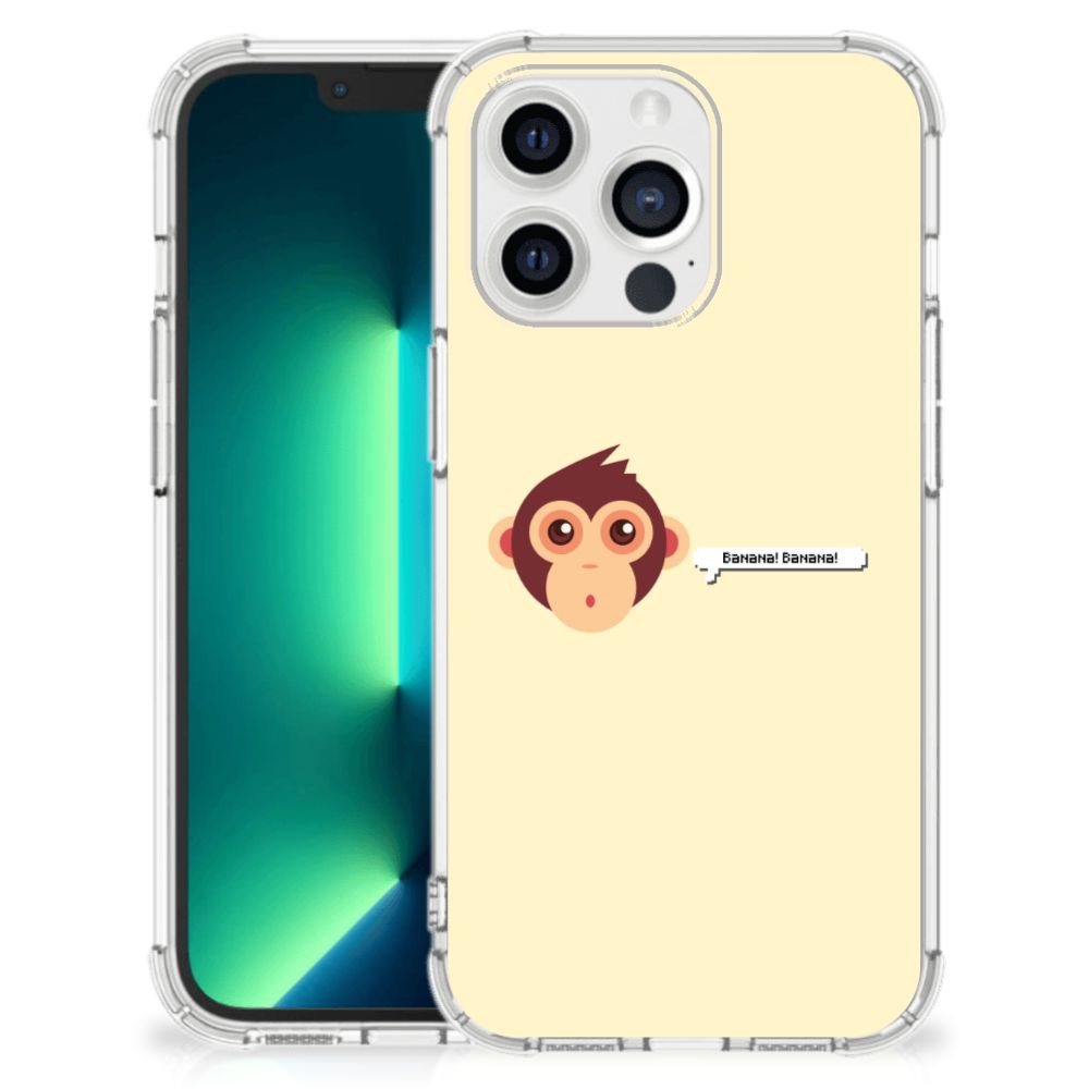 iPhone 13 Pro Max Stevig Bumper Hoesje Monkey - B2C Telecom