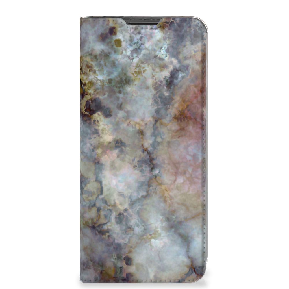 Motorola Moto G22 Standcase Marmer Grijs - B2C Telecom