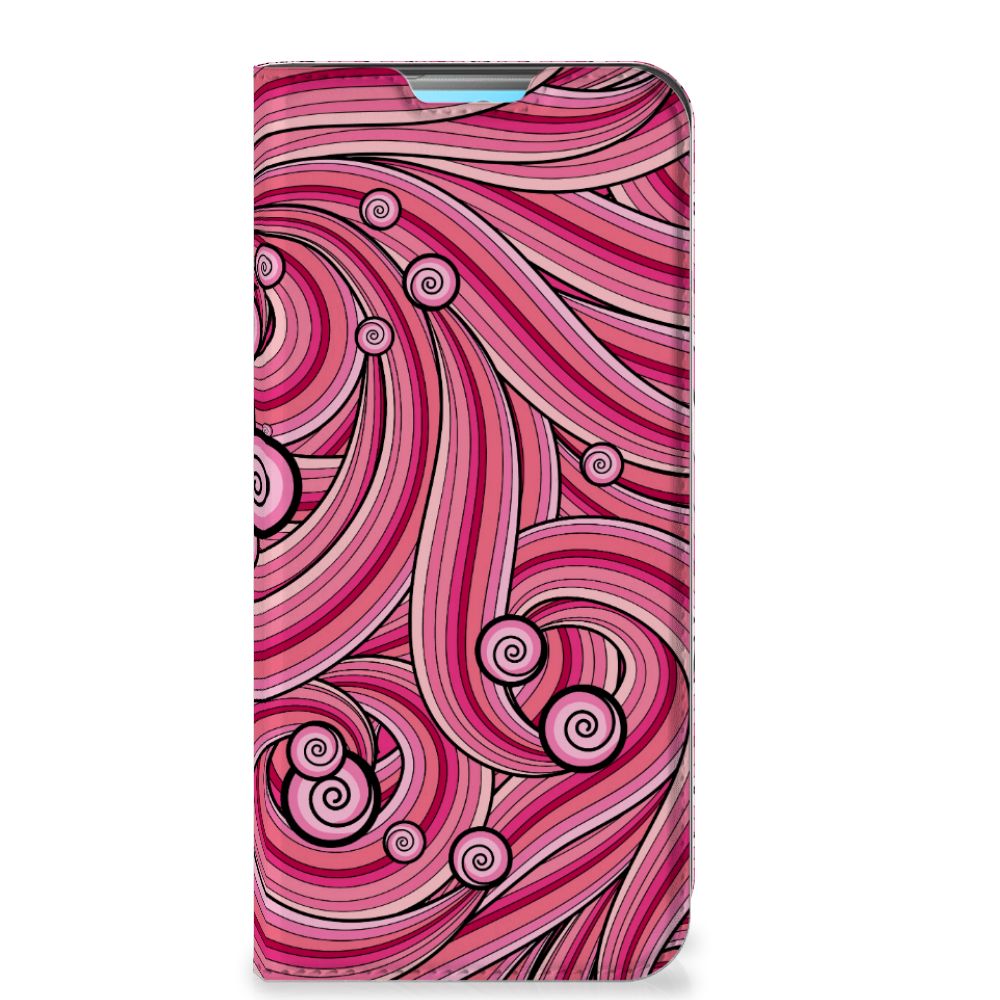 Xiaomi Redmi 10 Bookcase Swirl Pink