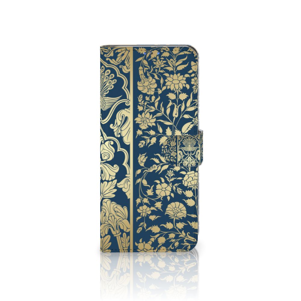 Motorola G8 Power Lite Hoesje Beige Flowers
