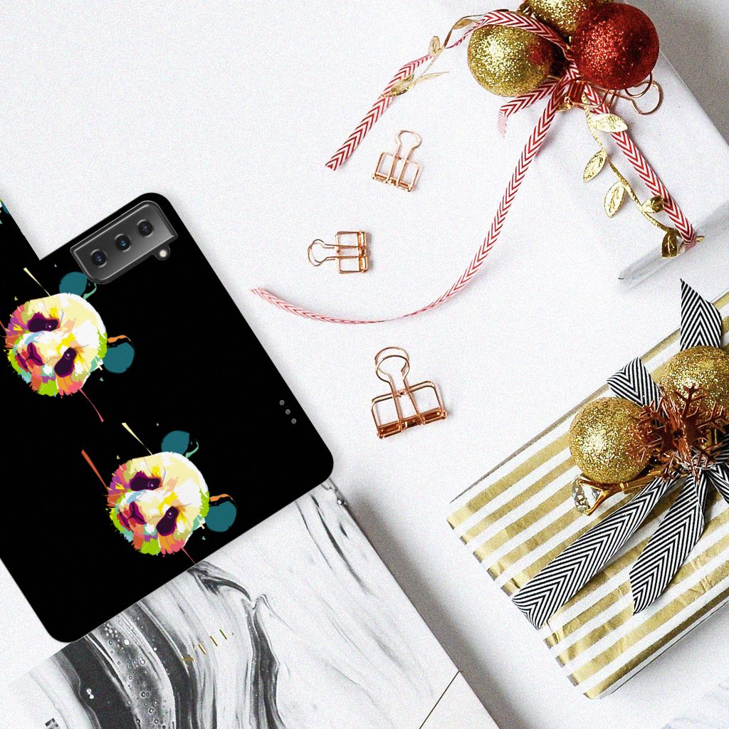 Samsung Galaxy S21 Plus Leuk Hoesje Panda Color