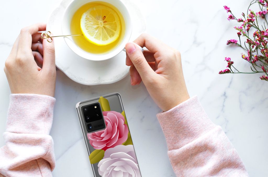Samsung Galaxy S20 Ultra TPU Case Roses B2C Telecom