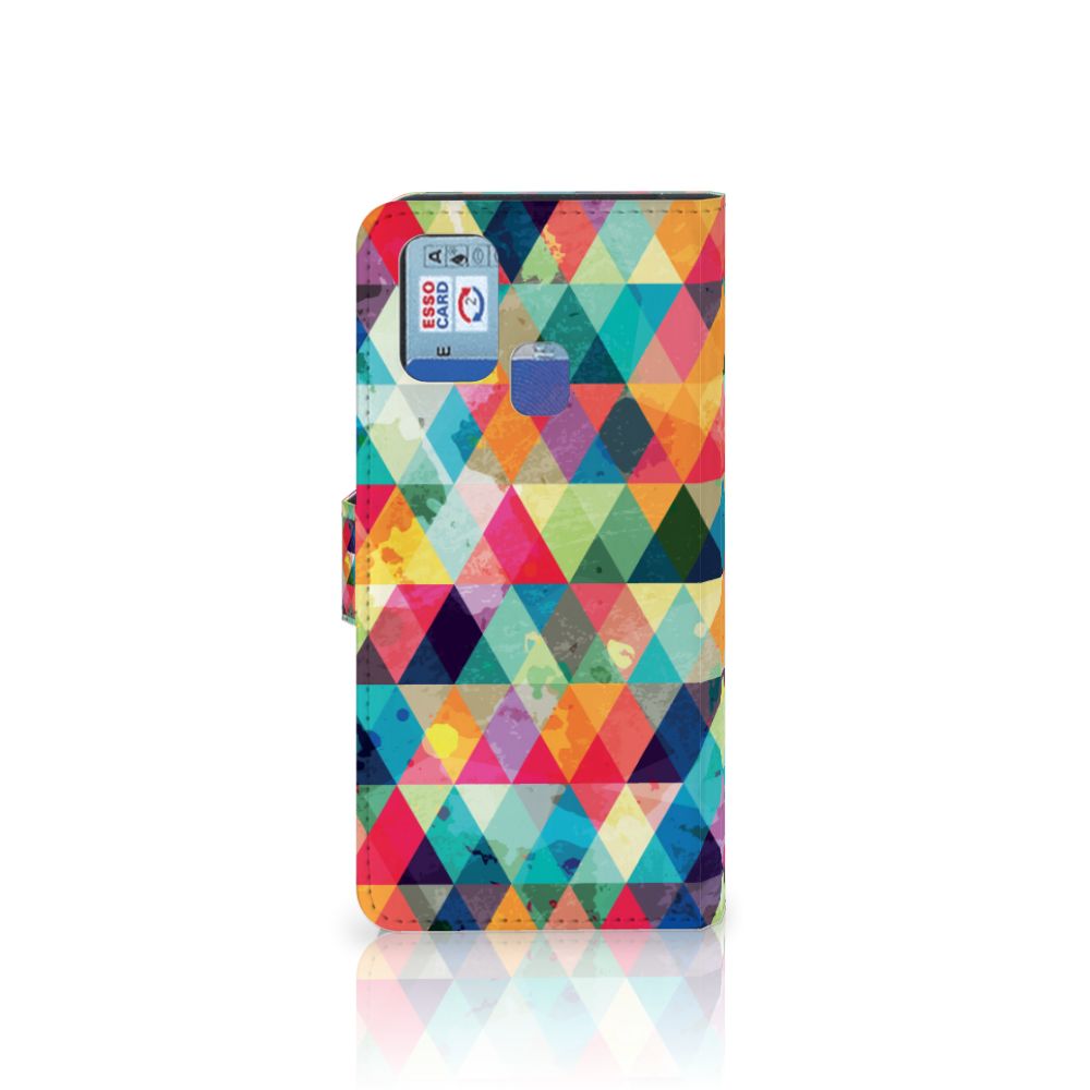 Samsung Galaxy M31 Telefoon Hoesje Geruit