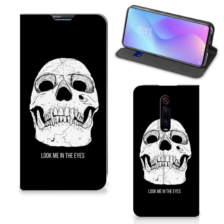 Mobiel BookCase Xiaomi Mi 9T Pro Skull Eyes