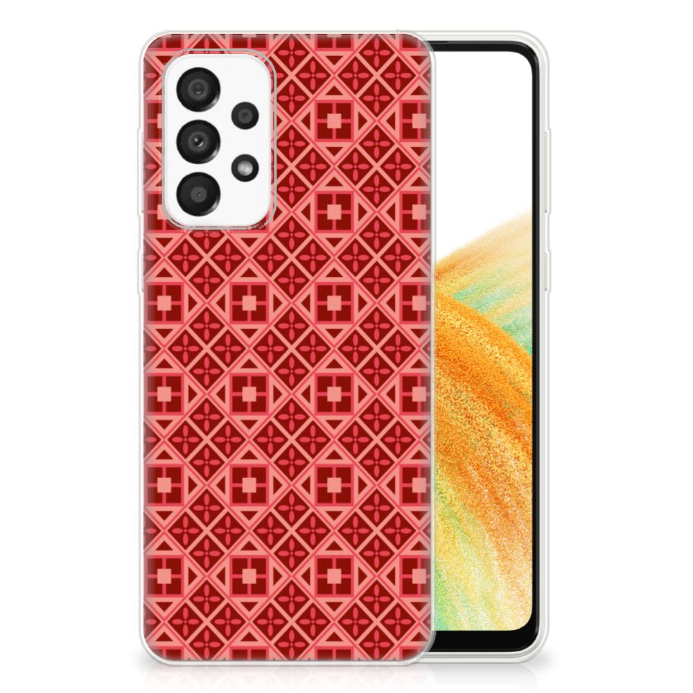 Samsung Galaxy A33 5G TPU bumper Batik Rood B2C Telecom