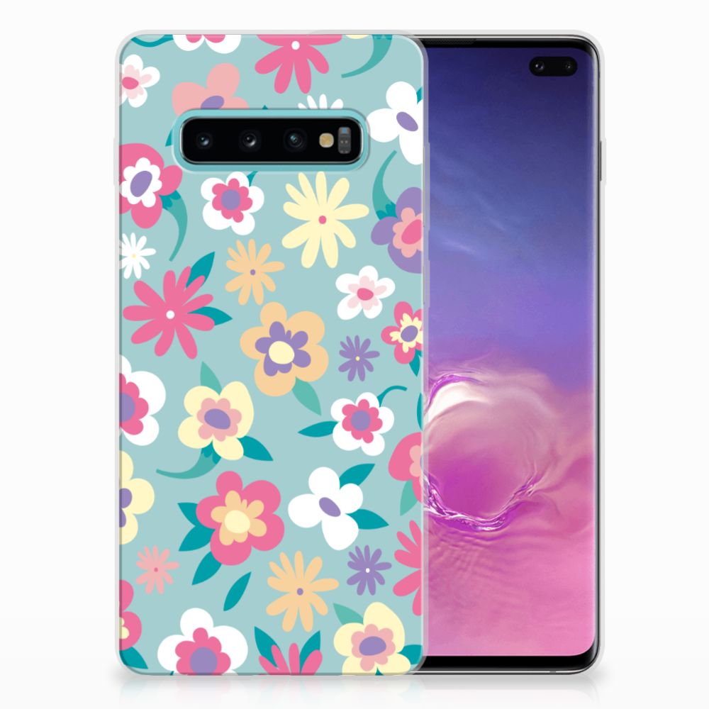 Samsung Galaxy S10 Plus TPU Case Flower Power