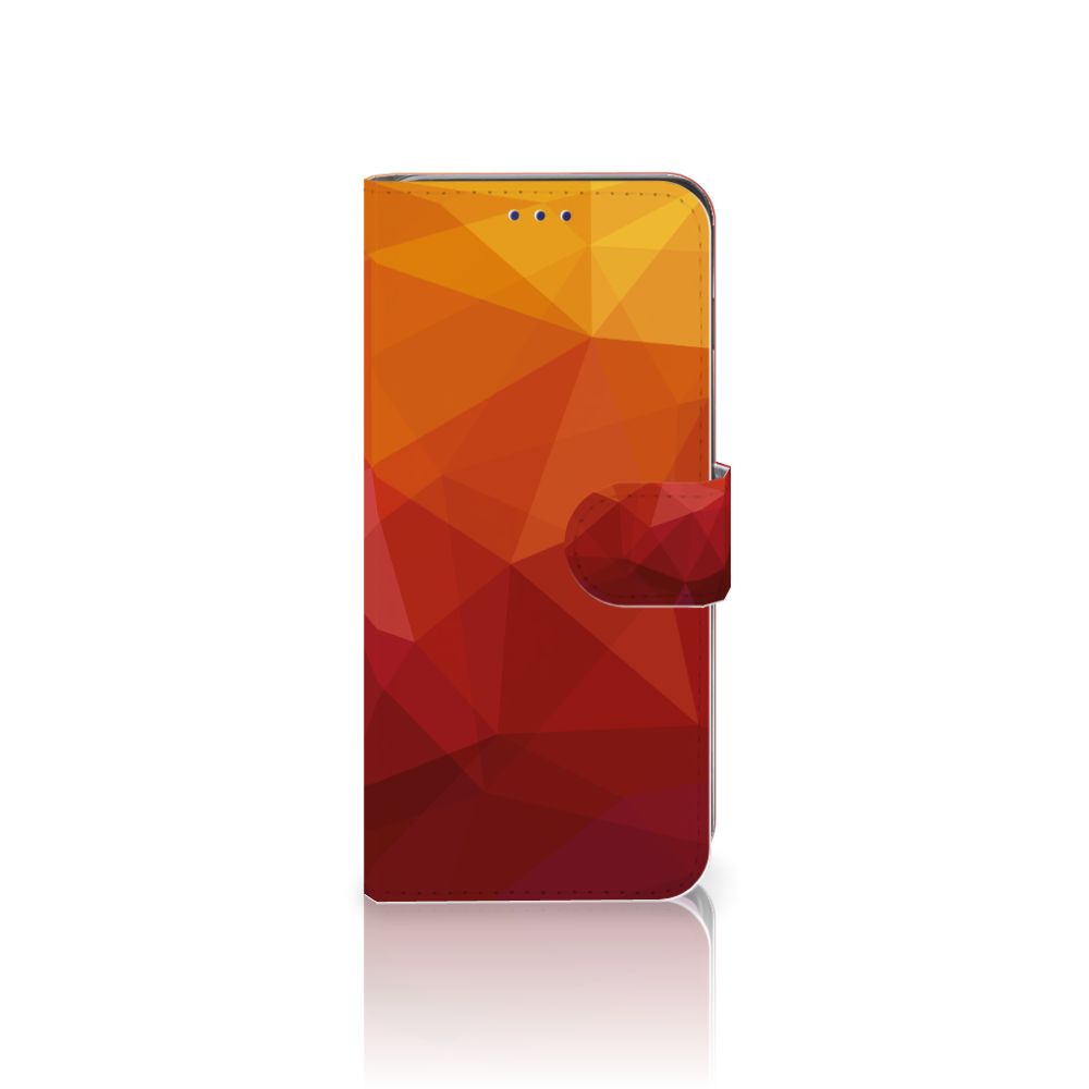 Book Case voor Samsung Galaxy S10 Polygon Red